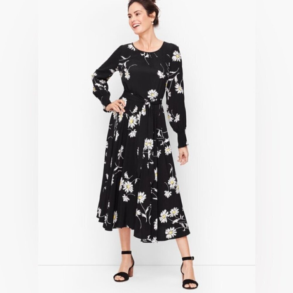 TALBOTS VINTAGE‎ DAISY FIT AND FLARE DRESS